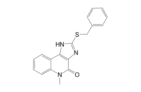 3,5-Dihydro-5-methyl-2-[(phenylmethyl)sulfanyl]-4H-imidazo[4,5-c]quinolin-4-one