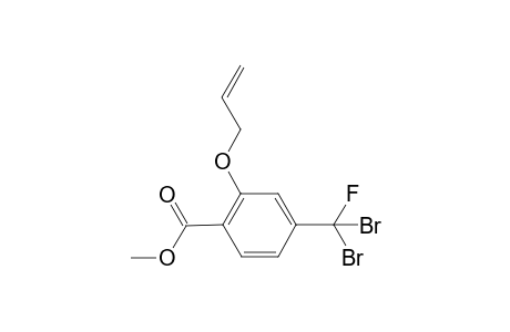 methyl 2-(allyloxy)-4-(dibromofluoromethyl)benzoate