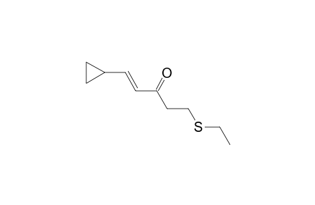 (E)-1-cyclopropyl-5-ethylsulfanylpent-1-en-3-one