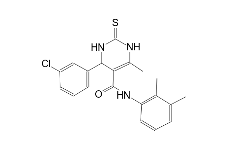 5-pyrimidinecarboxamide, 4-(3-chlorophenyl)-N-(2,3-dimethylphenyl)-1,2,3,4-tetrahydro-6-methyl-2-thioxo-