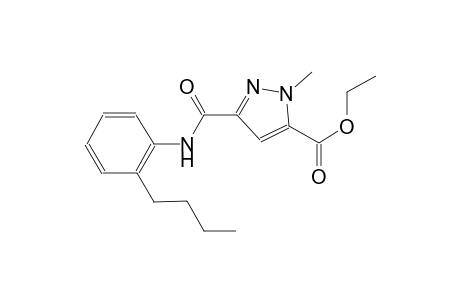 ethyl 3-[(2-butylanilino)carbonyl]-1-methyl-1H-pyrazole-5-carboxylate