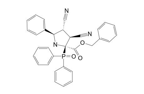 (2-ALPHA,3-BETA,4-ALPHA,5-BETA)-(+/-)-PHENYLMETHYL-3,4-DICYANO-2-(DIPHENYLPHOSPHINOYL)-5-PHENYL-2-PYRROLIDINE-CARBOXYLATE