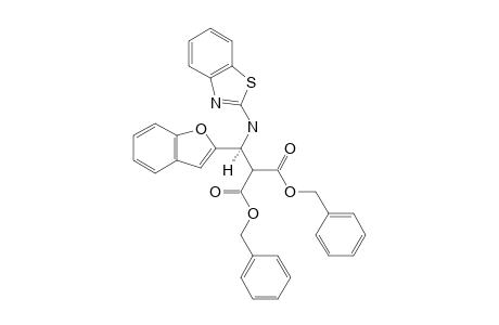 DIBENZYL-2-[(BENZO-[D]-THIAZOL-2-YL-AMINO)-(BENZOFURAN-2-YL)-METHYL]-MALONATE
