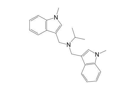 N,N-Di(1-methyl-3-indolylmethyl)isopropylamine