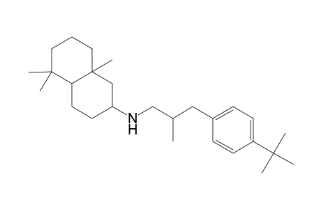 2-Naphthalenamine, N-[3-[4-(1,1-dimethylethyl)phenyl]-2-methylpropyl]decahydro-5,5,8a-trimethyl-