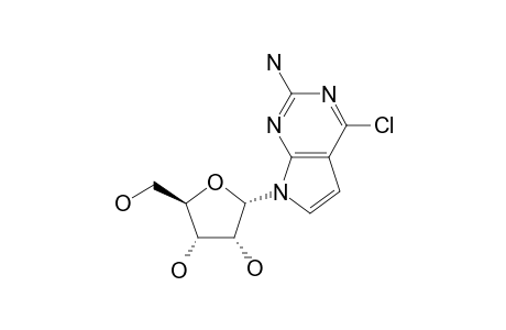 (2S,3R,4S,5R)-2-(2-amino-4-chloro-pyrrolo[3,2-e]pyrimidin-7-yl)-5-methylol-tetrahydrofuran-3,4-diol