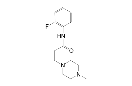 1-piperazinepropanamide, N-(2-fluorophenyl)-4-methyl-