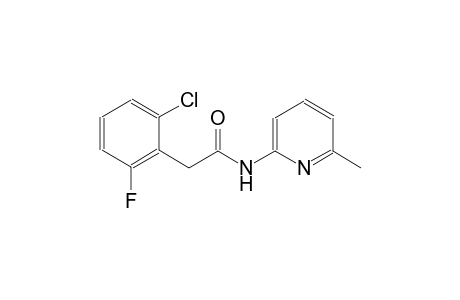 2-(2-chloro-6-fluorophenyl)-N-(6-methyl-2-pyridinyl)acetamide