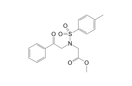 Methyl-N-Phenacyl-N-tosylglycinate