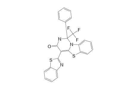 1-PHENYL-4-(2-BENZOTHIAZOLYL)-1-TRIFLUOROMETHYL-2,3-DIHYDRO-1-H-PYRIMIDO-[6.1-B]-[1.3]-BENZOTHIAZOL-3-ONE