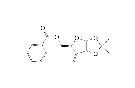 .alpha.-D-Erythro-pentofuranose, 3-deoxy-3-methylene-1,2-o-(1-methylethylidene)-, benzoate