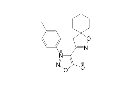 3-(4'-Methylphenyl)-4-(1-oxa-2-aza-spiro[4.5]dec-2-en-3-yl)sydnone