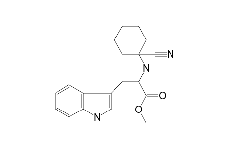 2-[(1-cyanocyclohexyl)amino]-3-(1H-indol-3-yl)propionic acid methyl ester