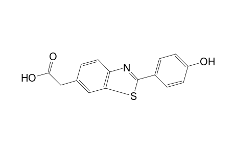 2-(p-HYDROXYPHENYL)-6-BENZOTHIAZOLEACETIC ACID