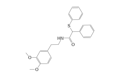 N-[2-(3,4-dimethoxyphenyl)ethyl]-2-phenyl-2-(phenylsulfanyl)acetamide