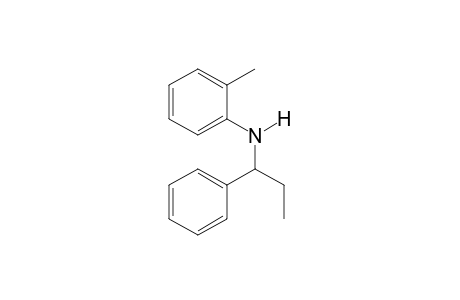 2-Methyl-N-(1-phenylpropyl)aniline