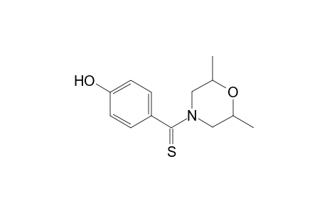 Methanethione, (4-hydroxyphenyl)(2,6-dimethylmorpholino)-