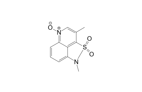 1H-1,3-Dimethyl-2,2-dioxoisothiazolo[5,4,3-d,e]quinoline N-oxide