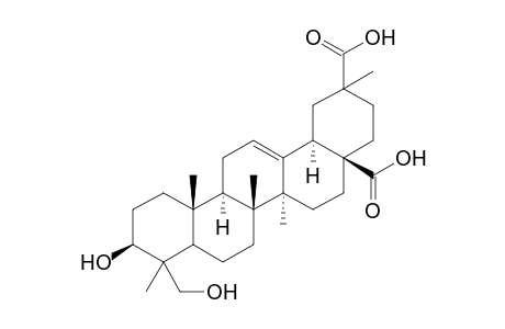3.beta.,24-Dihydroxyolean-12-en-28,29-dioic Acid