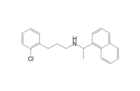 3-(2-chlorophenyl)-N-[1-(1-naphthyl)ethyl]propan-1-amine