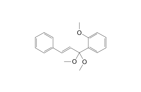 (E)-3,3-Dimethoxy-3-(2-methoxyphenyl)-1-phenyl-1-propene