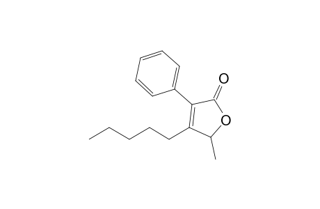 5-Methyl-4-pentyl-3-phenyl-2(5H)-furanone