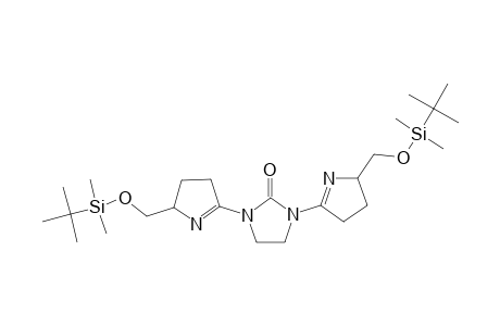 1,3-bis{-2'-[[(t-Butyl)dimethylsilyloxy]methyl]-3',4'-dihydro-2H-pyrrol-5'-yl]-imidazolidin-2-one