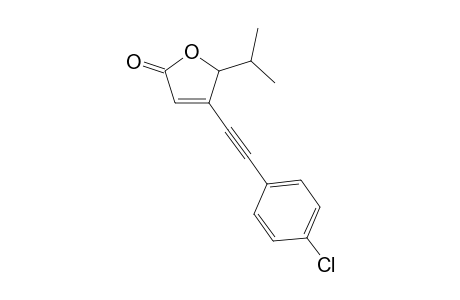 4-((4-Chlorophenyl)ethynyl)-5-isopropylfuran-2(5H)-one