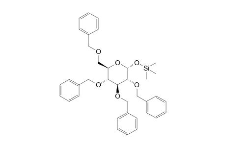 1-O-Trimethylsilyl-2,3,4,6-tetra-O-benzyl-.alpha.,D-glucopyranoside