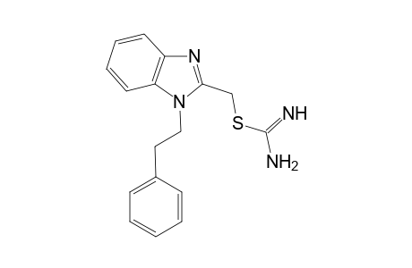 2-(1-Phenethyl-1H-benzoimidazol-2-ylmethyl)-isothiourea