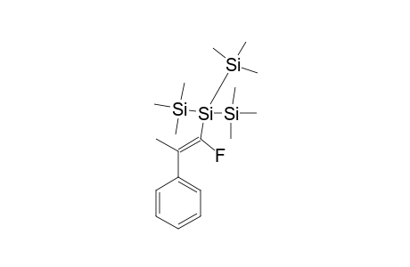 (E)-1-FLUORO-2-PHENYL-1-[TRIS-(TRIMETHYLSILYL)-SILYL]-PROPENE