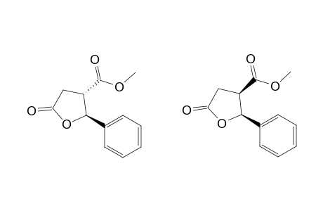 5-oxo-2-phenyltetrahydro-3-furoic acid, methyl ester (cis & trans)