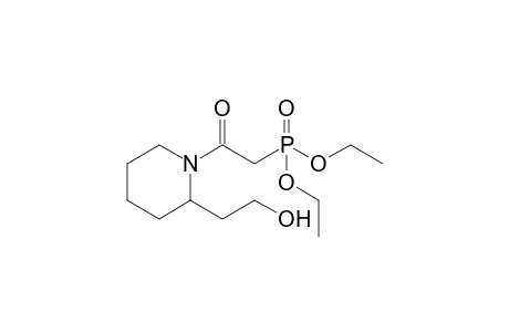 Diethyl {2-[2-(2-hydroxyethyl)piperidin-1-yl]-2-oxoethyl}phosphonate