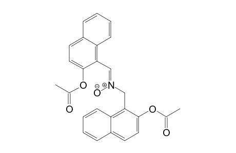 2-Naphthalenol, 1-[[[[2-(acetyloxy)-1-naphthalenyl]methylene]amino]methyl]-, acetate (ester), N-oxide
