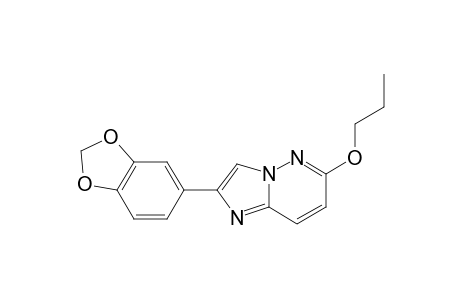 2-(3,4-Methylenedioxyphenyl)-6-propoxyimidazo[1,2-b]pyridazine