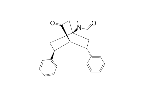 (6-RS,7-RS)-(+/-)-4-(N-METHYLFORMAMIDO)-6,7-DIPHENYLBICYCLO-[2.2.2]-OCTAN-2-ONE;E-ISOMER