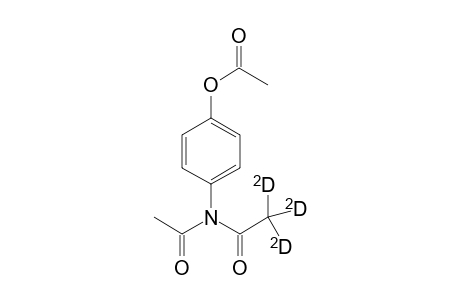 Acetic anhydride derivative of (trideuterio)paracetamol
