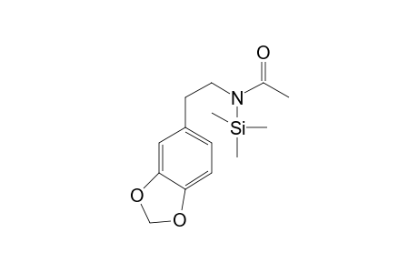 3,4-Methylenedioxyphenethylamin-acetat TMS