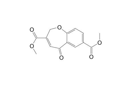 1-Benzoxepin-3,7-dicarboxylic acid, 2,5-dihydro-5-oxo-, dimethyl ester