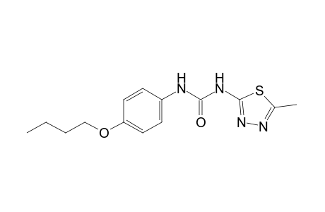 1-(p-butoxyphenyl)-3-(5-methyl-1,3,4-thiadiazol-2-yl)urea