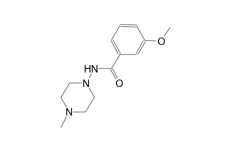 3-methoxy-N-(4-methyl-1-piperazinyl)benzamide