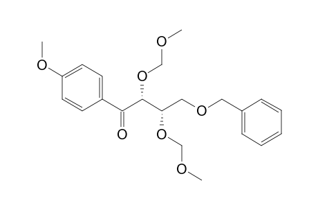 (2R,3S)-4-(benzyloxy)-2,3-bis[(methoxymethyl)oxy-1-(4-methoxyphenyl)butan-1-one