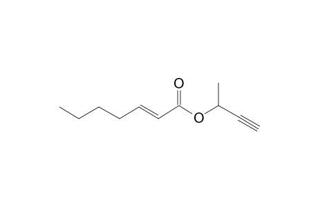 2-Heptenoic acid, but-3-yn-2-yl ester