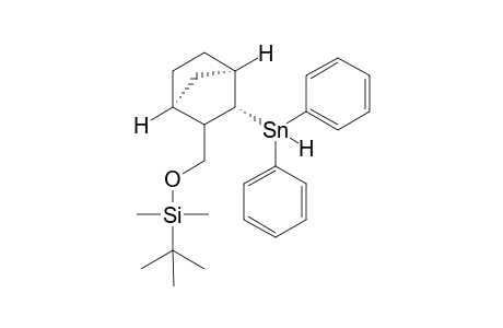Diphenyl {(1R,2S,3R,4S)-3-(tert-butyldimethylsiloxymethyl)bicyclo[2.2.1]heptan-2-yl}tin hydride