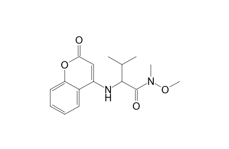 2-[(2-ketochromen-4-yl)amino]-N-methoxy-N,3-dimethyl-butyramide