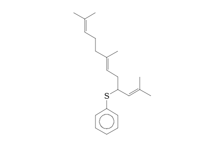 2,7,11-Trimethyl-4-phenylthiododeca-2,6,10-triene
