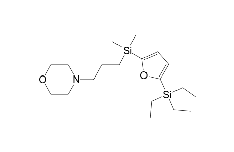 2-[(3-Morpholinopropyl)dimethylsilyl]-5-triethylsilylfuran
