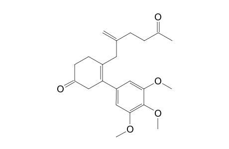 4-[2-(3-Oxobutyl)prop-2-en-1-yl]-3-(3,4,5-trimethoxyphenyl)-cyclohex-3-en-1-one