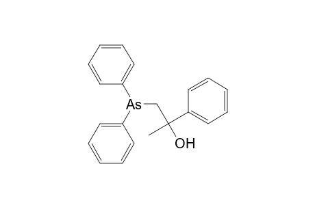 Benzenemethanol, .alpha.-[(diphenylarsino)methyl]-.alpha.-methyl-
