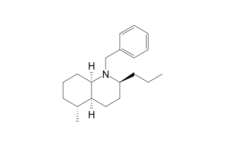 (2S,4aS,5R,8aR)-1-Benzyl-5-methyl-2-propyldecahydroquinoline